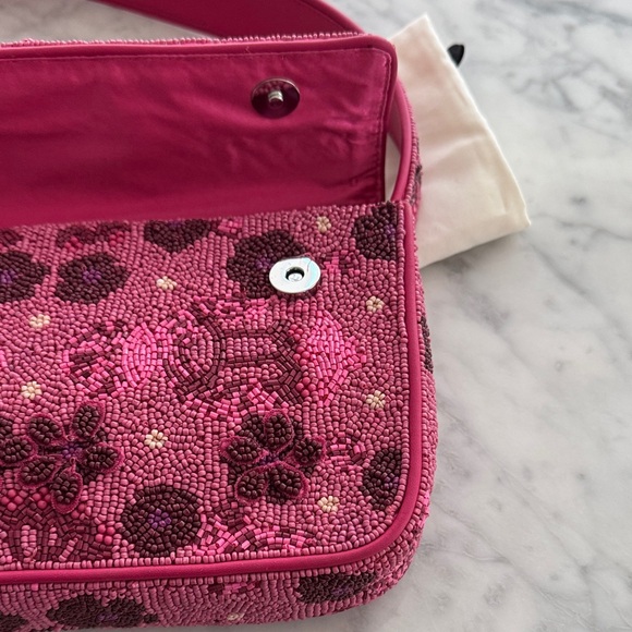 Staud TOMMY BEADED BAG BLOSSOM GARDEN PARTY pink - Picture 5 of 14